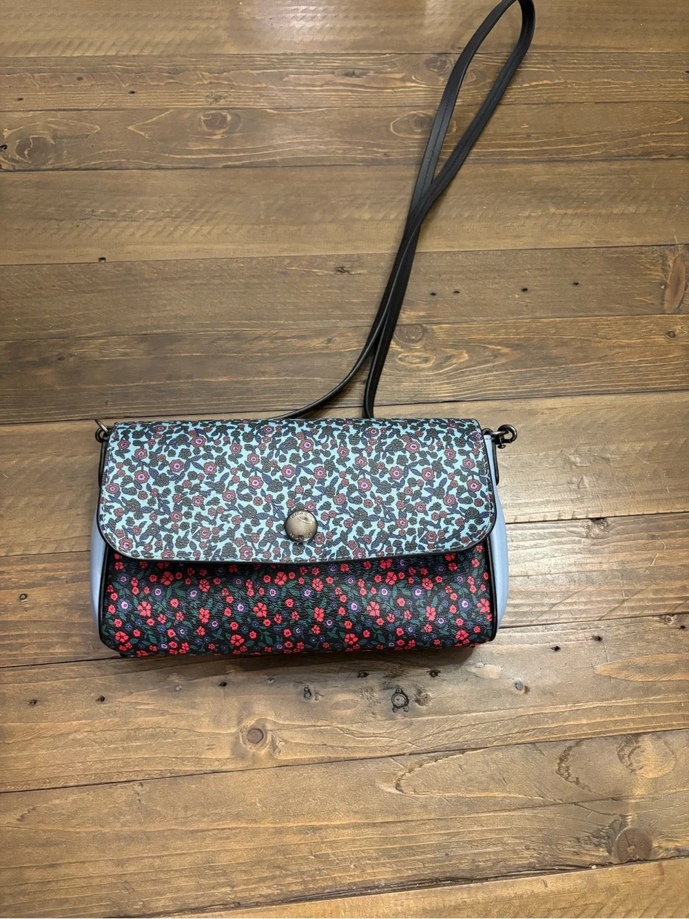 Coach Ranch Floral Reversible Crossbody